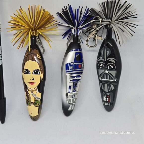 Kooky Disney 3 Pen  Star Wars Darth Vader R2-D2 Princess Leia Bonus Pen - Picture 4 of 4